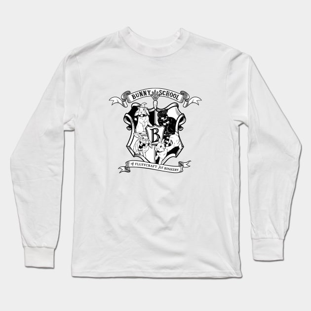 Kaninchen Schule Long Sleeve T-Shirt by Firlefanzzz